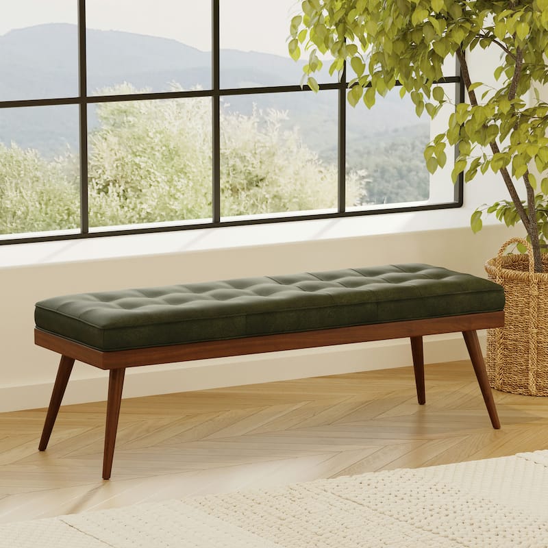 Poly & Bark Luca Bench - Full Grain Genuine Italian Leather