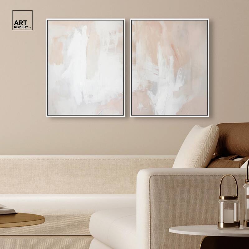 Opalescent Hues I Canvas Set of 2 by Art Remedy