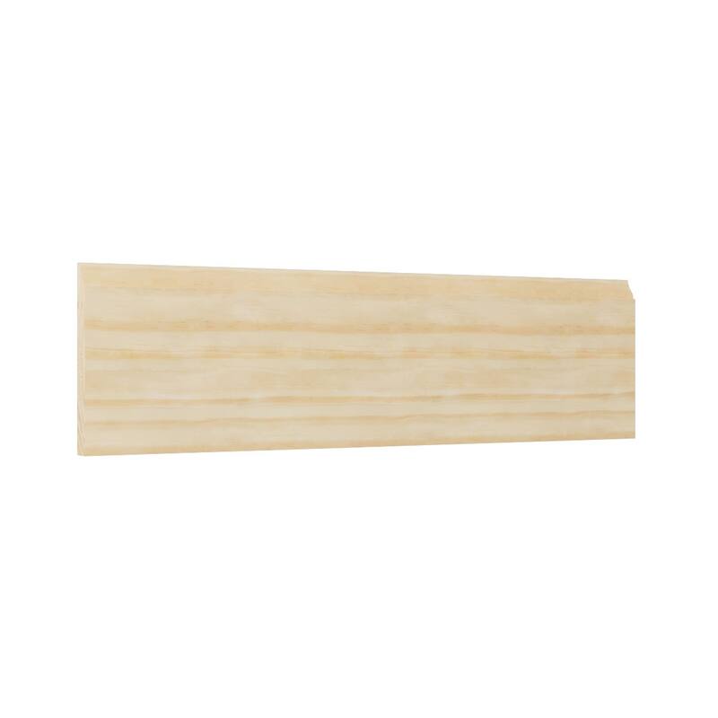 WM618: 9/16-in D x 5-1/4-in W x 96-in L Americraft Solid Hardwood Stain Grade Ogee Base Moulding