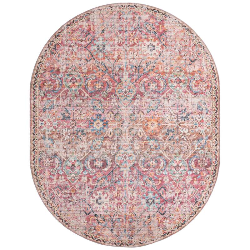 Country & Floral Pria Collection Area Rug