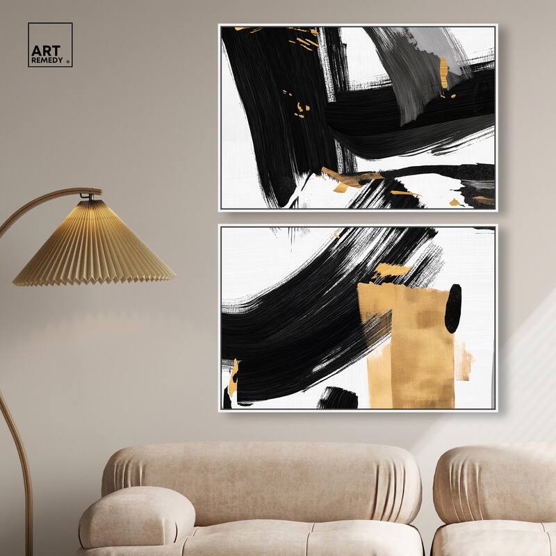 Refined Simplicity Canvas Set of 2 by Art Remedy