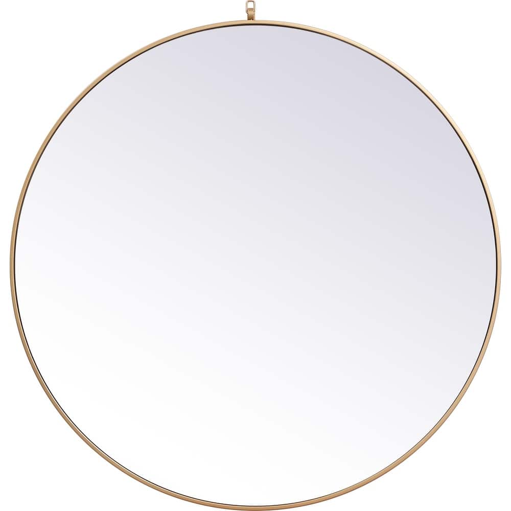Elegant Lighting Eternity 45" Diameter Circular Beveled Metal Framed