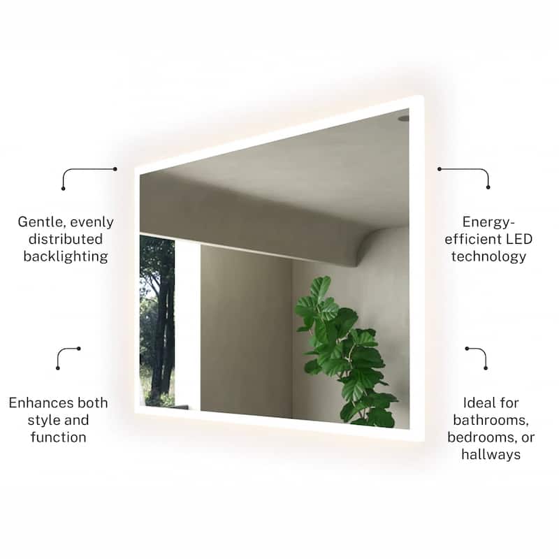 Simona Modern LED Bathroom Vanity Mirror