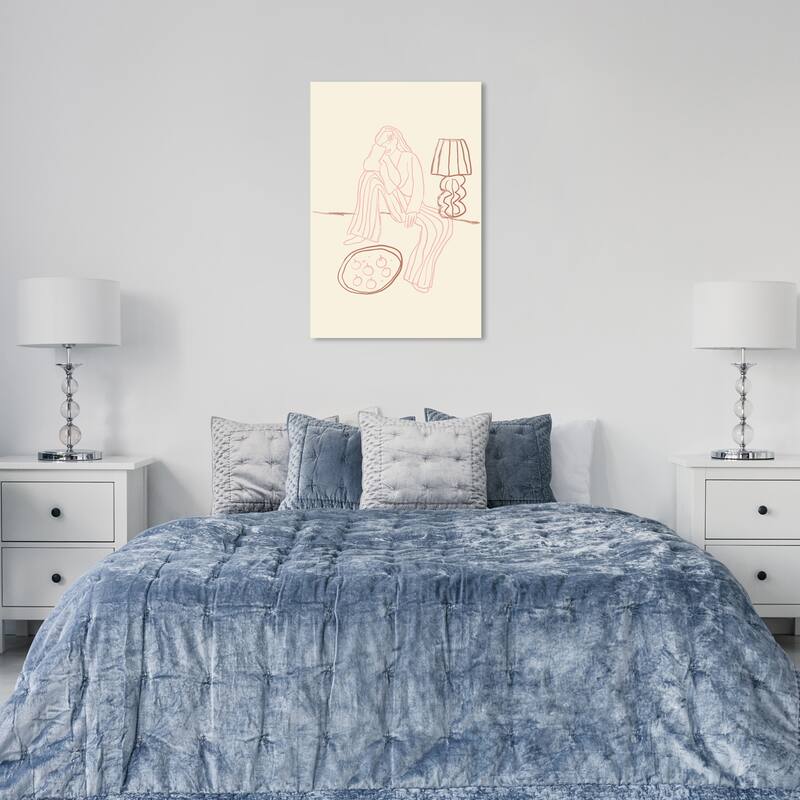 Wynwood Studio Canvas Fashion and Glam Produce II Pink and Light Pink Modern & Contemporary Wall Art Canvas Print - 36 x 24