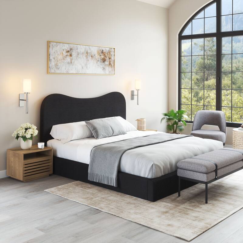 Sele King Bed Black - Black