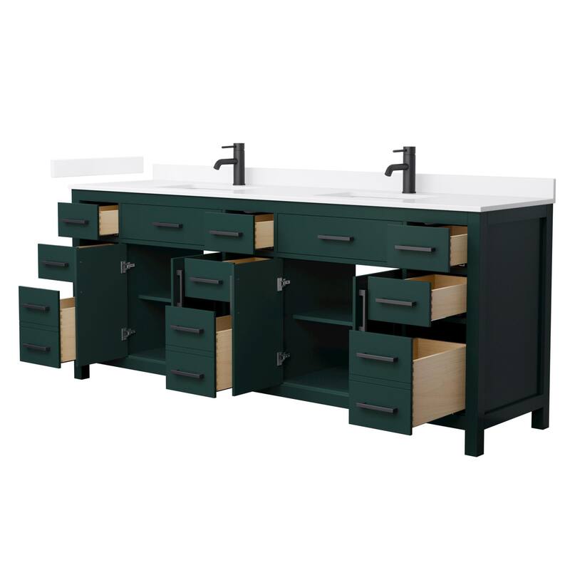 Wyndham Collection WCG2424-84D-QTZ-UNSMXX Beckett 84" Free Standing