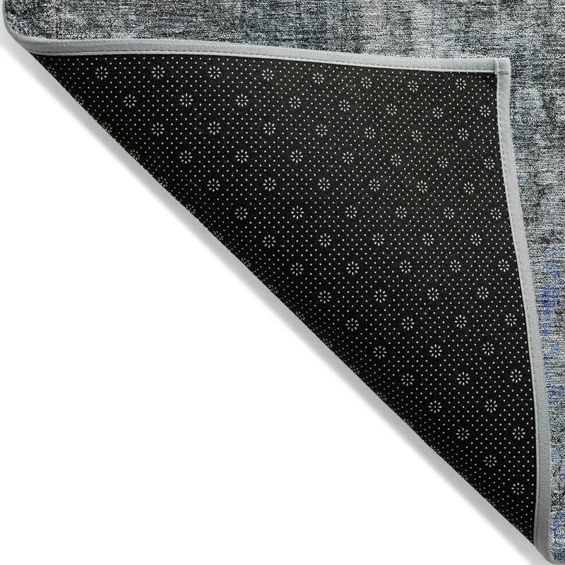 Machine Washable Indoor/ Outdoor Chantille Solid Ombre Rug