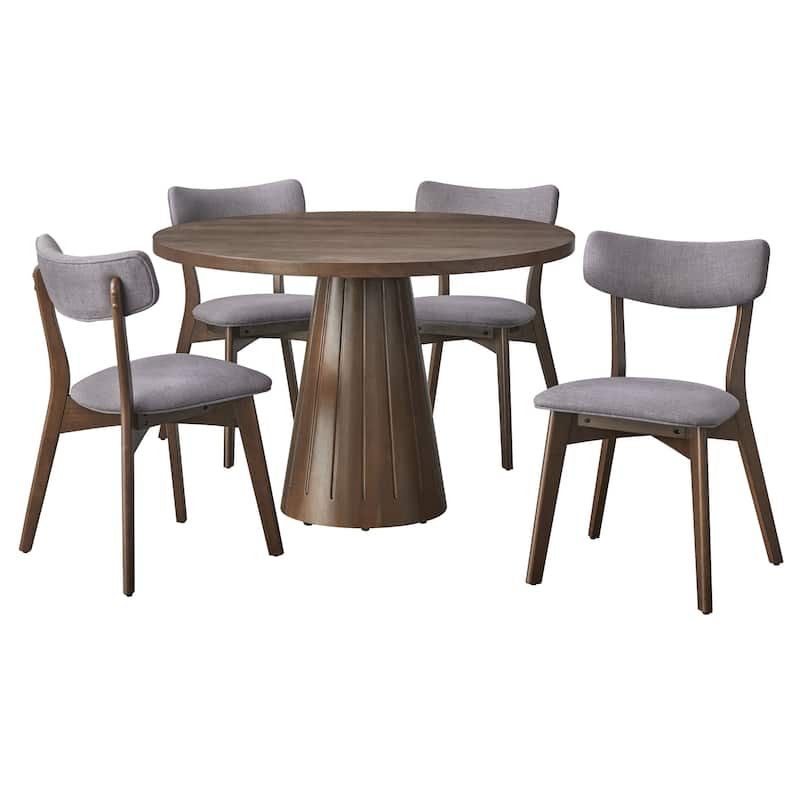 Lifestorey Cari Solid Wood Dining Chair (Set of 2)