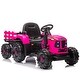 preview thumbnail 5 of 62, 24V Ride-On Electric Tractor with Trailer, Remote Control, 3 Speed Options, Bluetooth, MP3, USB, for Kids 3+, 400W Motor.