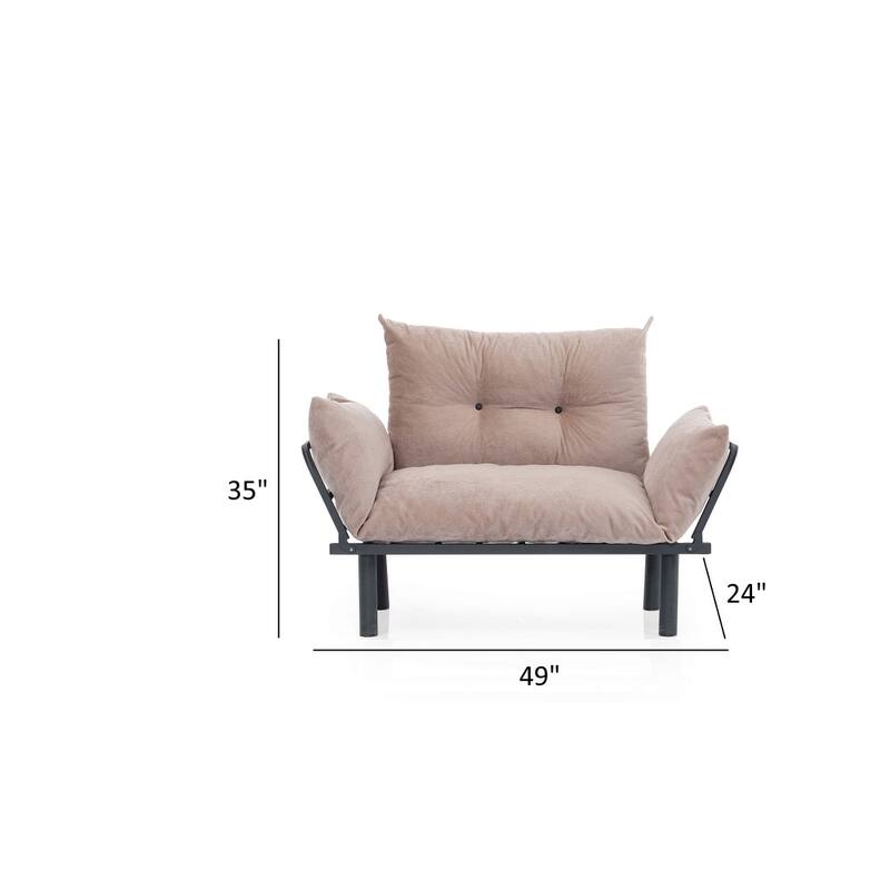 Beliza Flared Arms Modern Comfortable With Removable Cushions