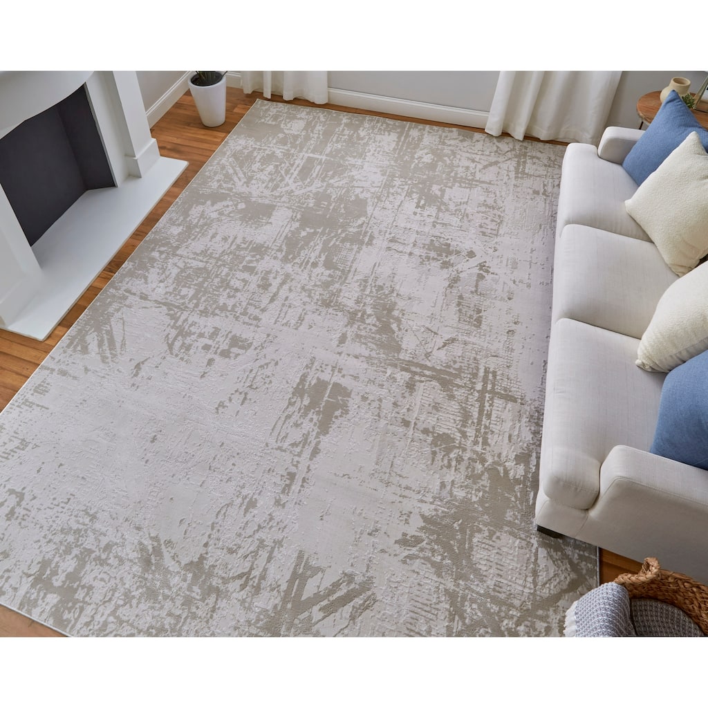Grand Bazaar Alexander Machine Made Abstract Modern Area Rug