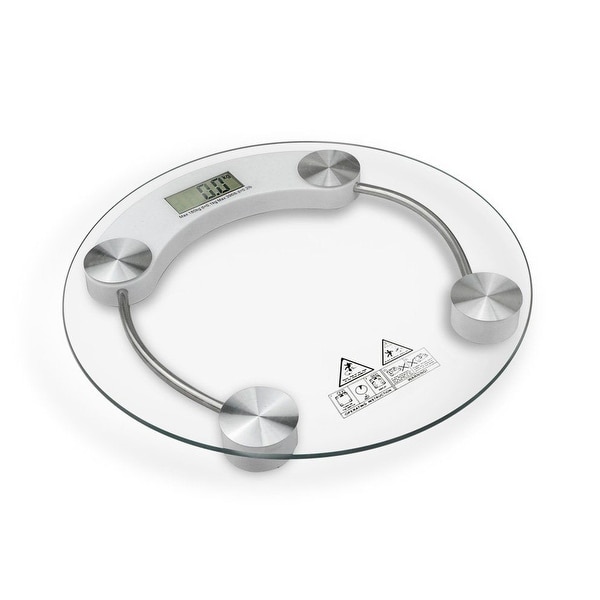 180KG /100G High Strength Toughened Glass 4-Digits LCD Display Electronic Weighting Scale Transp. Opens flyout.