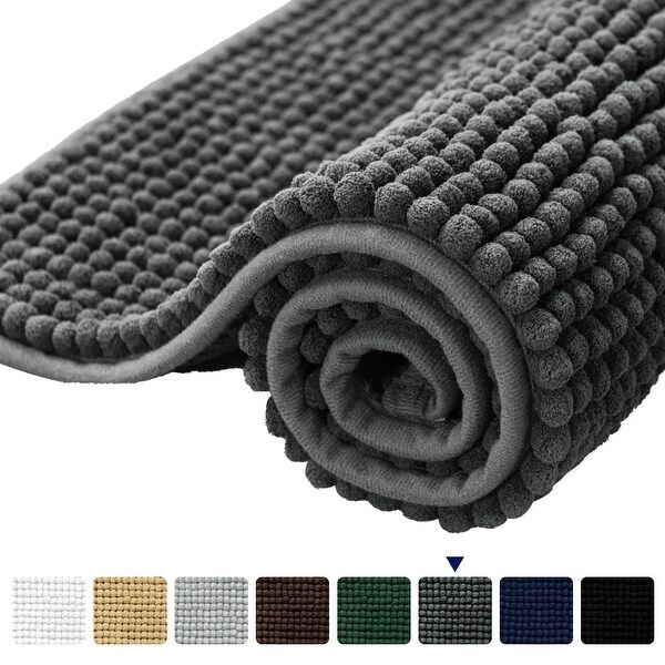 Subrtex Luxury Chenille Bathroom Rug or Bathroom Mat. Opens flyout.