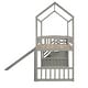 preview thumbnail 9 of 26, Modern and Playful Design Wood Loft Bed with Slide, Ladder, Storage Stairs and Roof, Twin size