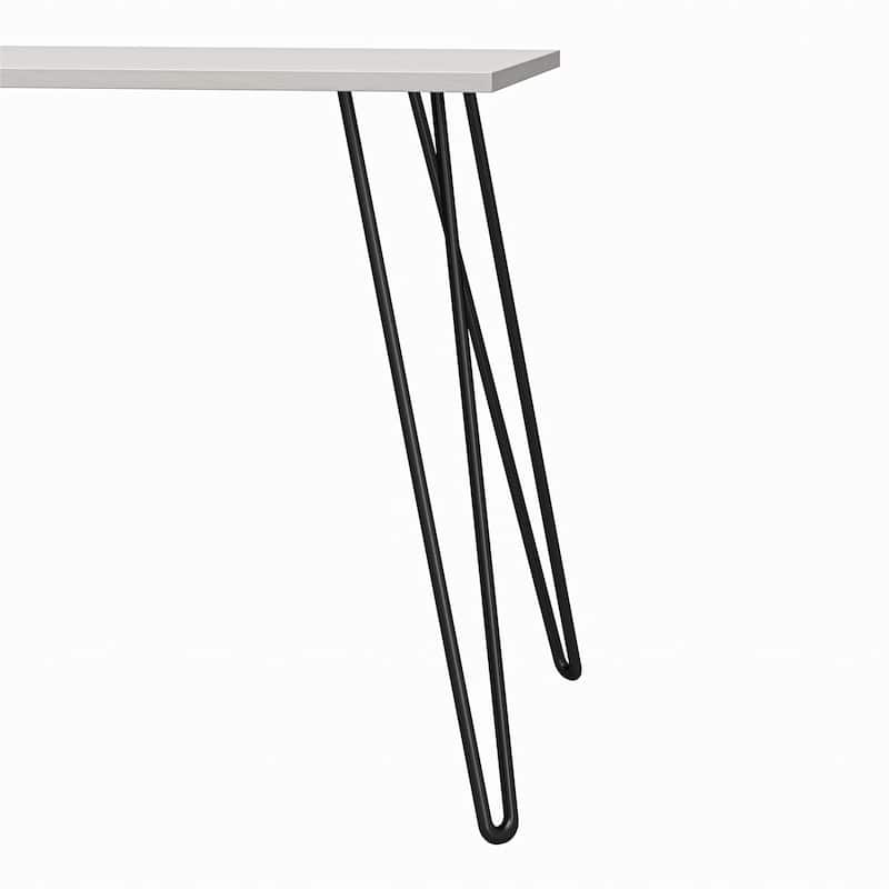 Roomfitters Owen Minimalist Writing Desk with Hairpin Legs
