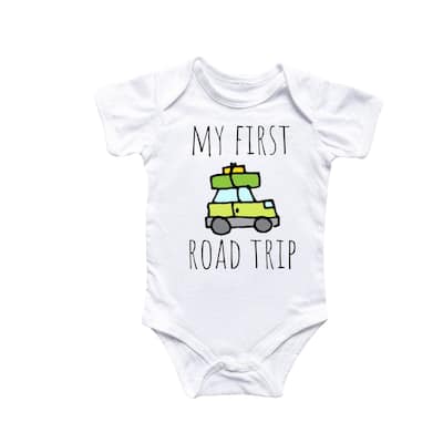 Road Trip - Baby Boy Girl Clothes Infant Bodysuit Funny Cute Newborn