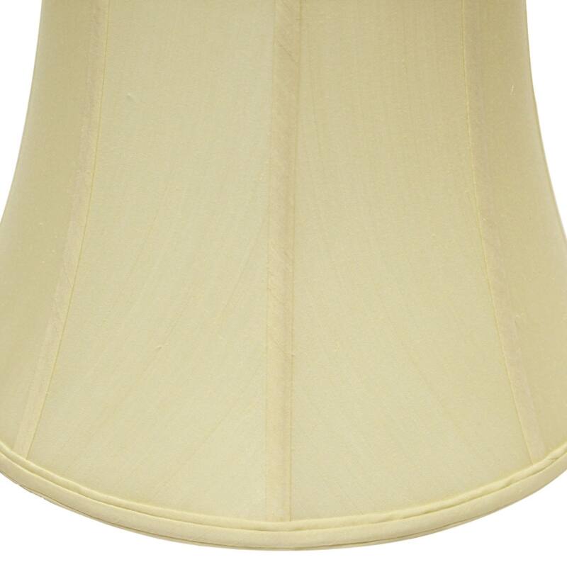 Modified Bell Softback Lampshade with Washer Fitter, Antique White