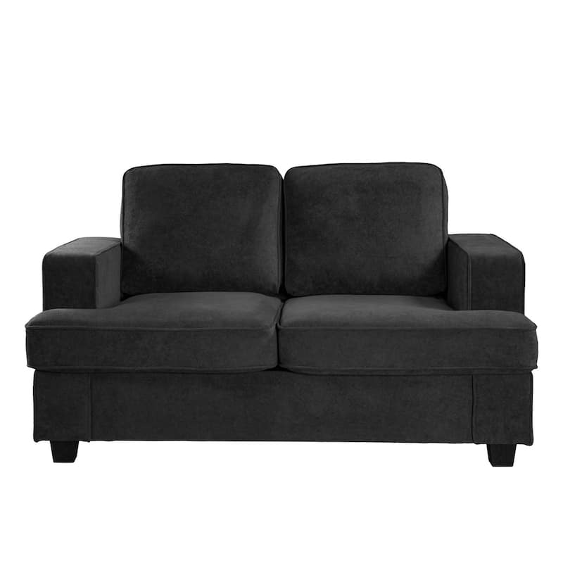 Modern Velvet Loveseat