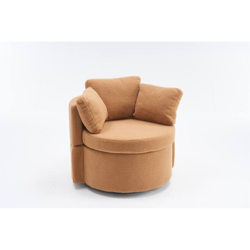 Teddy Fabric Swivel Chair
