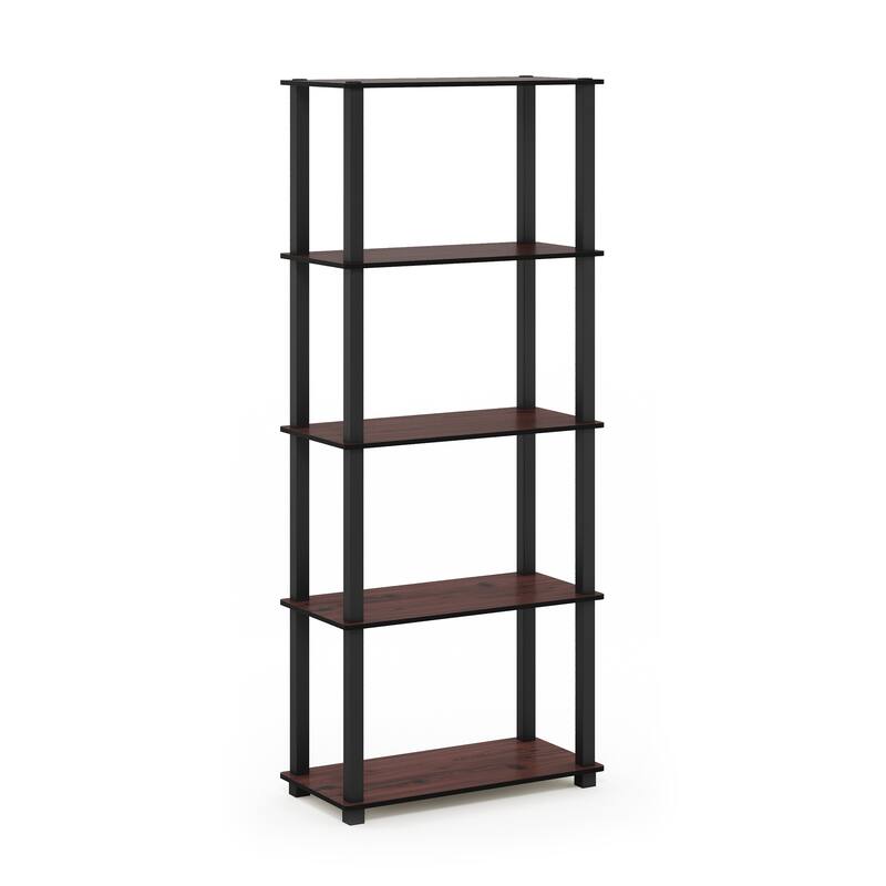 Furinno Turn-S-Tube 5-Tier Square Leg Multipurpose Display Rack
