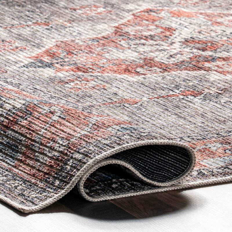 Nuloom Wild Orchid Machine Washable Area Rug