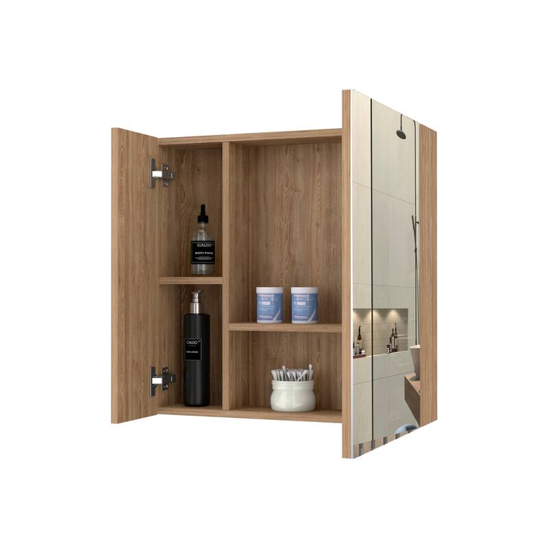 Medicine Cabinet Prague With Four Internal Shelves And Single Door