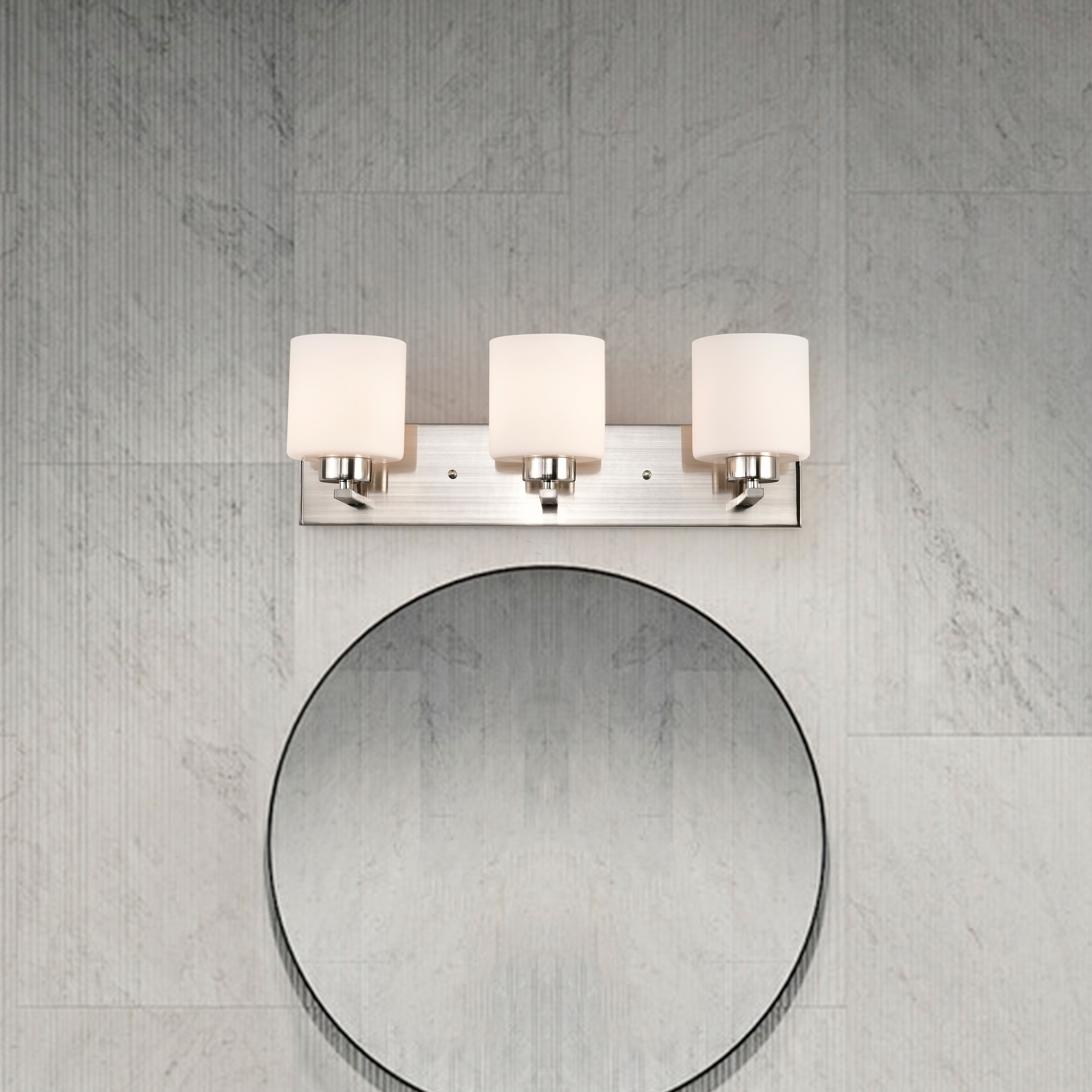 Garona 3-Light Wall Sconce - Silver