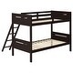 preview thumbnail 3 of 6, Wooden Versatile Twin over Twin Bunk Bed with Built-in Ladder