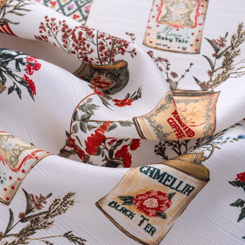 Chef Fruit or Herbs Kitchen Curtain Set