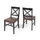 preview thumbnail 25 of 53, Christopher Knight Home Roshan Farmhouse Acacia Dining Chairs (Set of 2)