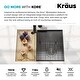 preview thumbnail 109 of 144, KRAUS Kore Workstation Undermount Stainless Steel Kitchen Sink