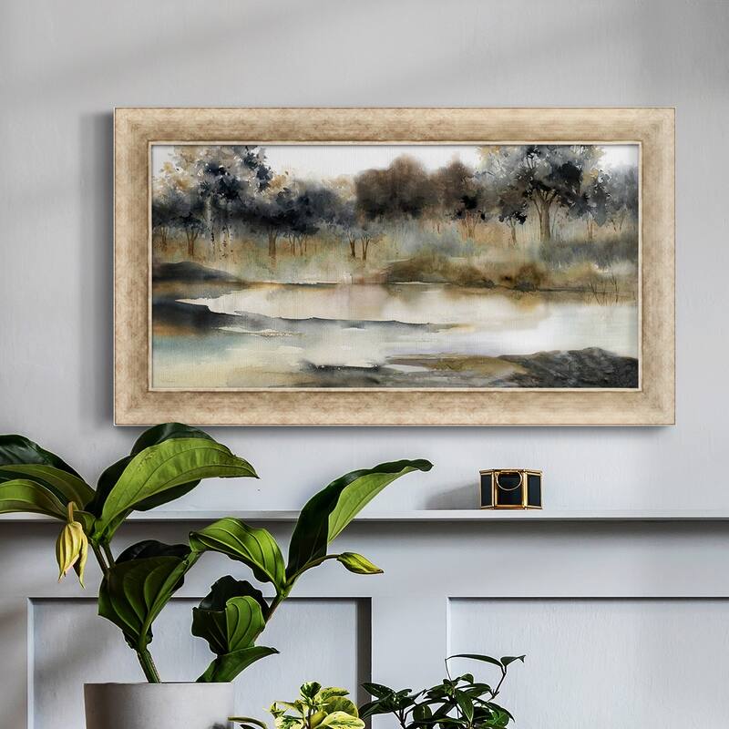 Serene River Premium Framed Canvas- Ready to Hang