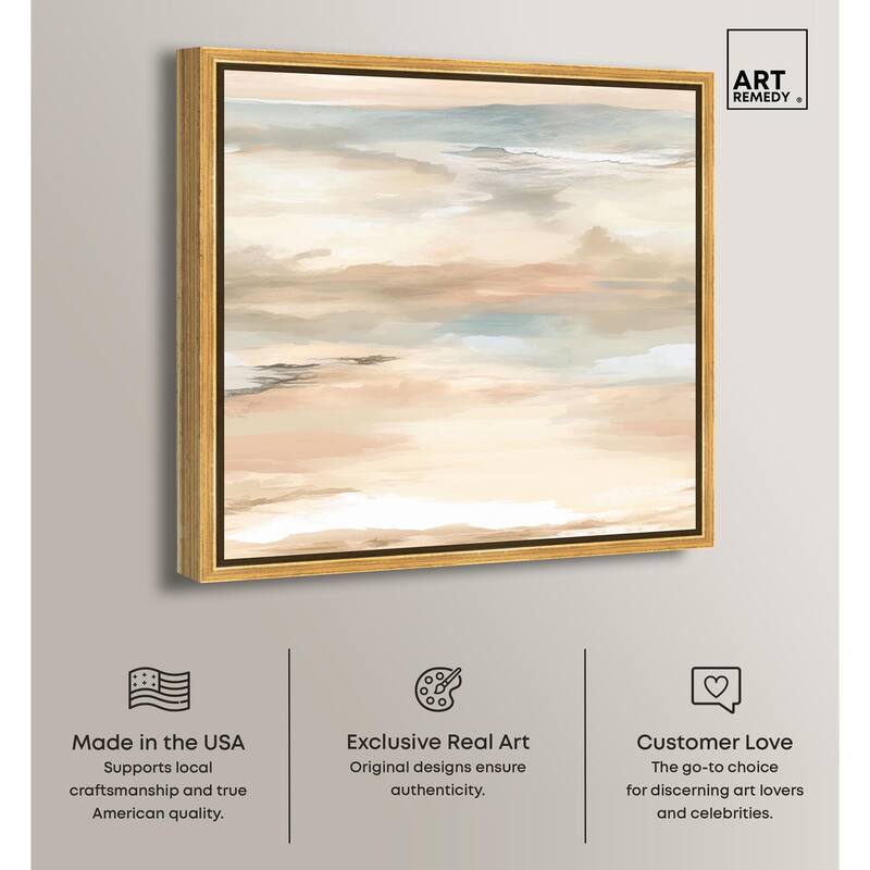 Roseate Skyfall I Canvas by Art Remedy