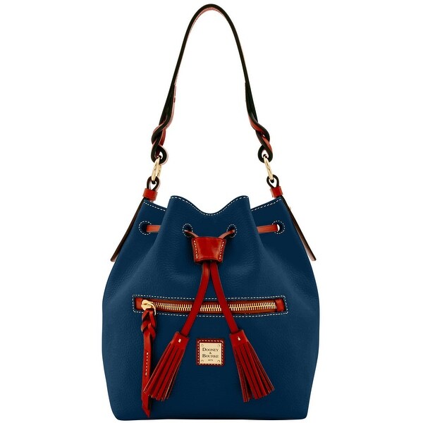 Dooney & Bourke Pebble Grain Small Logan (Introduced by Dooney & Bourke at $268 in Jul 2016) - Midnight Blue