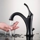 preview thumbnail 16 of 28, Kraus 3-in-1 Set White Square Ceramic Vessel Sink Arlo Faucet w/ Drain