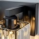 preview thumbnail 52 of 93, 2/3/4/5 Light Bathroom Vanity Light Wall Sconce with Crystal Shade