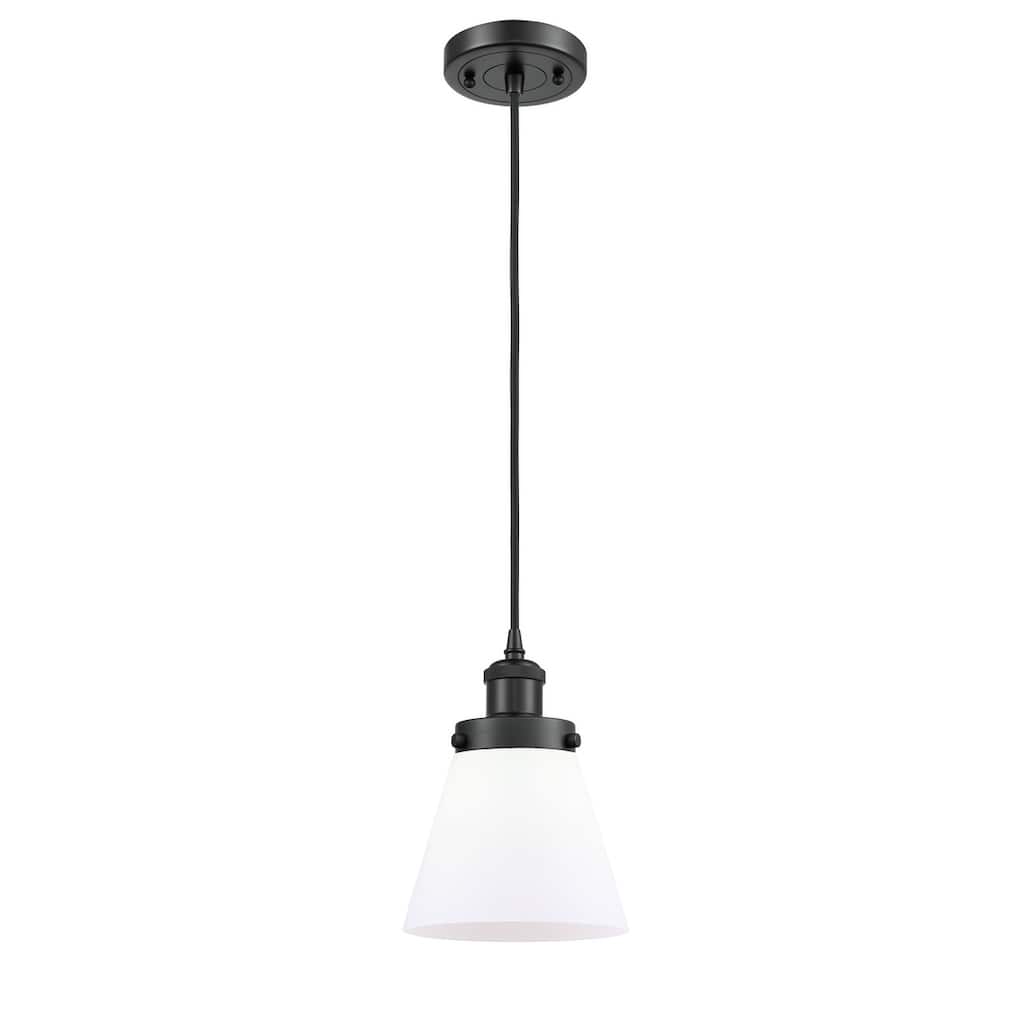 Innovations Lighting Small Cone 6" Wide Mini Pendant - Cord Hung