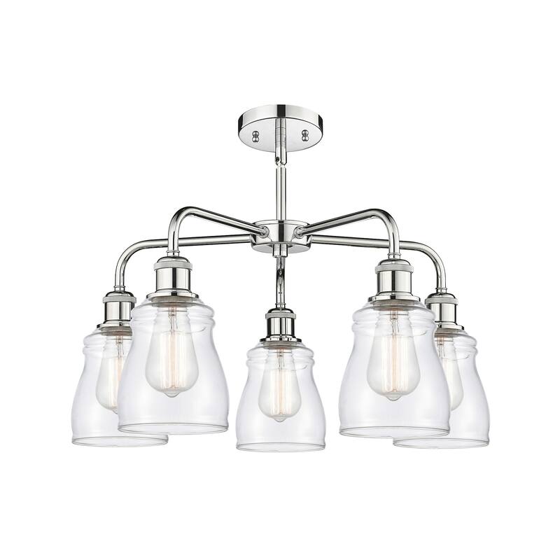 Innovations Lighting 516-5CR-15-23 Ellery Chandelier Ellery 5 Light