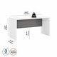 preview thumbnail 29 of 46, Echo 60W Credenza Desk from Office by kathy ireland®