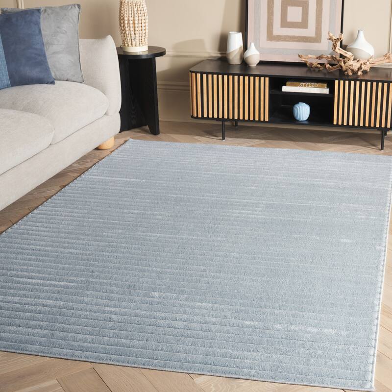 SAFAVIEH Selena Brunetta Modern Contemporary Rug - 6' x 9' - Blue
