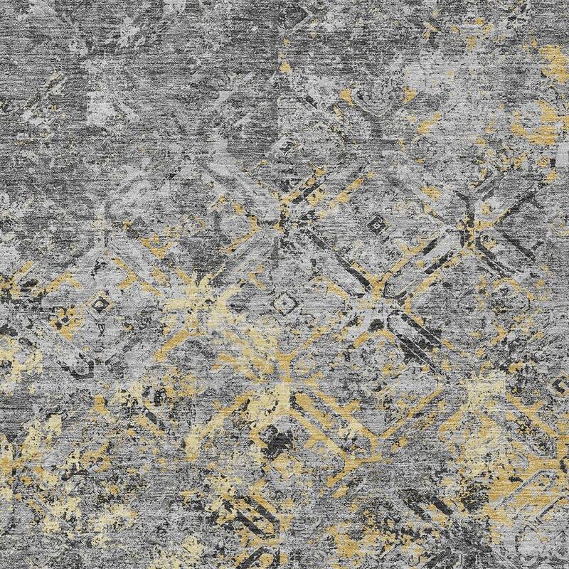 HomeRoots Geometric Transitional Rectangle Outdoor Rug