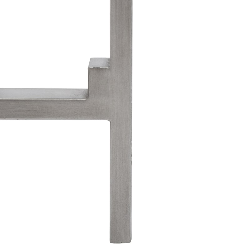 SAFAVIEH Couture Jazlyn Square Bubble Glass Table - 13 IN W x 13 IN D x 20 IN H