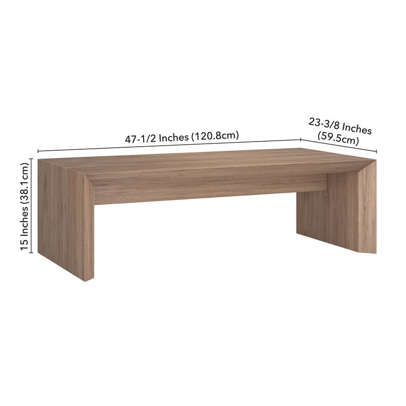 Oswin 48" Wide Rectangular Coffee Table - 47.5" Wide