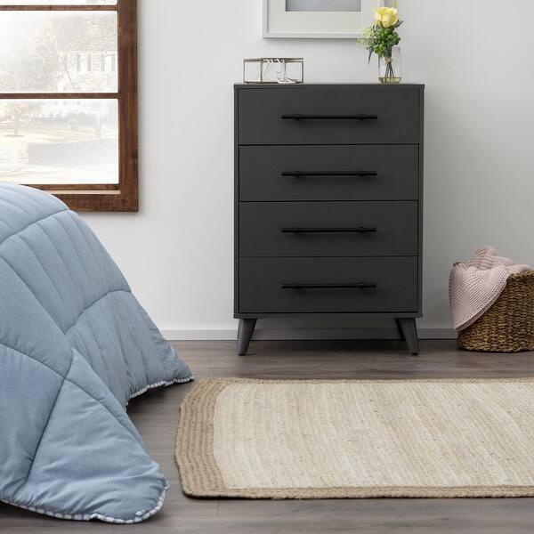 brookside emery mid-century modern dresser Emery Six Drawer Dresser