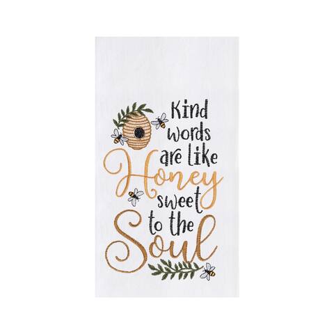 Kind Words Are Like Honey Kitchen Towel