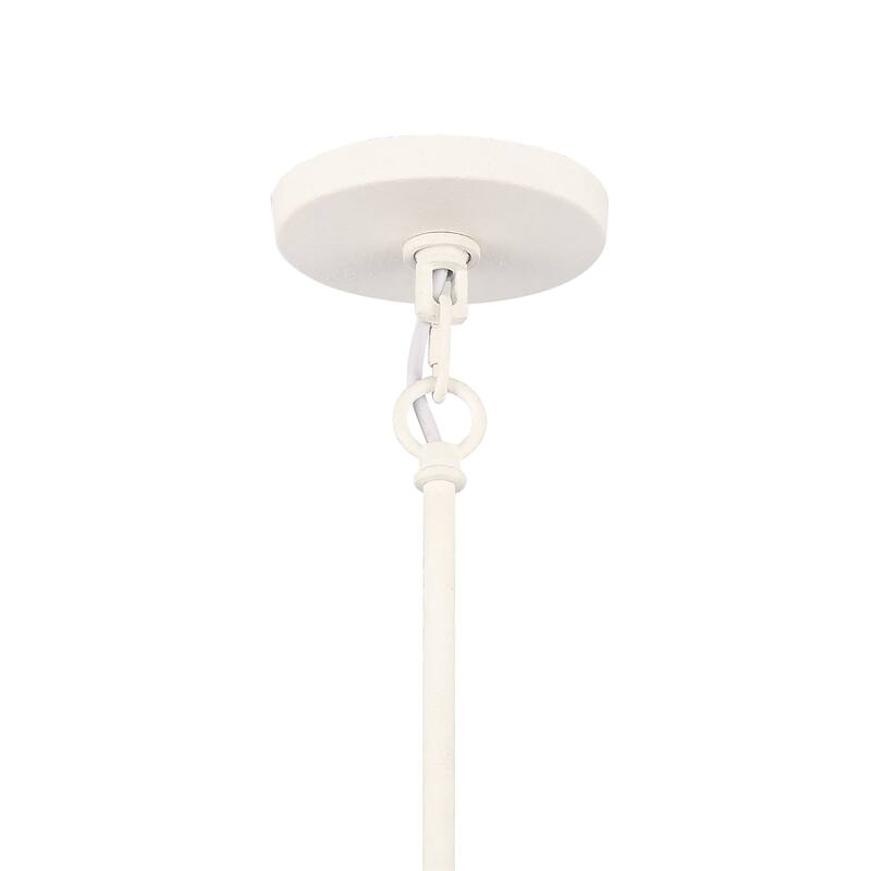 Elk Home Coastal Breeze White Coral With Opal Glass 1 Light Pendant
