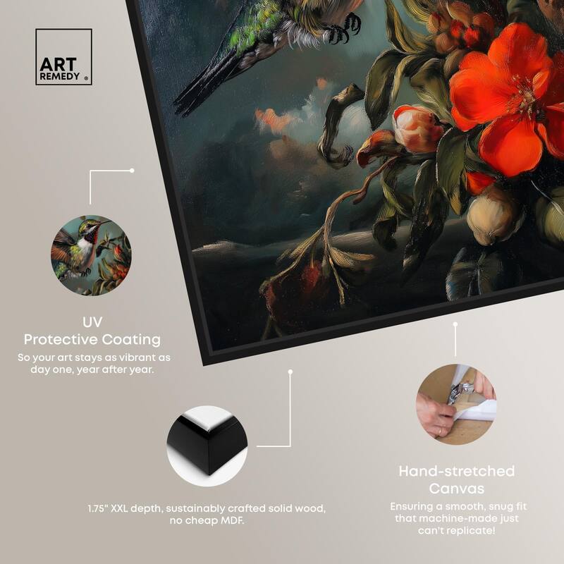 Whirring Wings II Canvas by Art Remedy