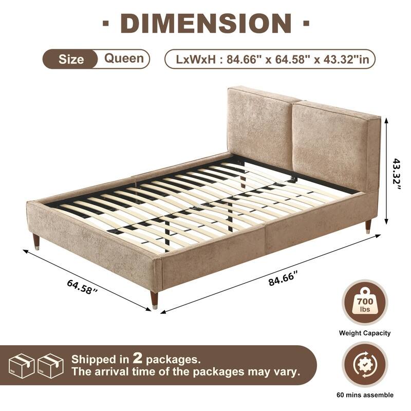Contemporary Soft Close Platform Bed