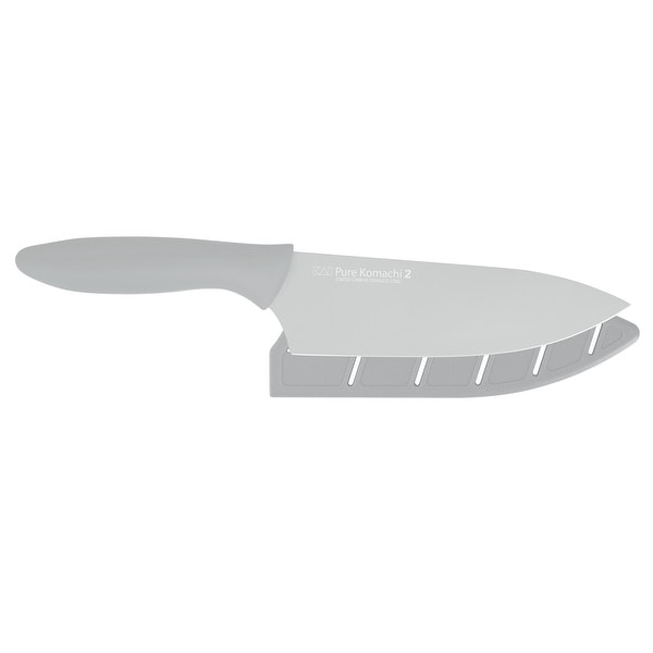 Kai AB5077 Pure Komachi 2 Chef's Knife with Sheath, 6-Inch - Grey. Opens flyout.