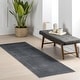 preview thumbnail 54 of 59, Nuloom Argelia Solid Machine Washable Area Rug 2' 6" x 8' - Grey - Runner